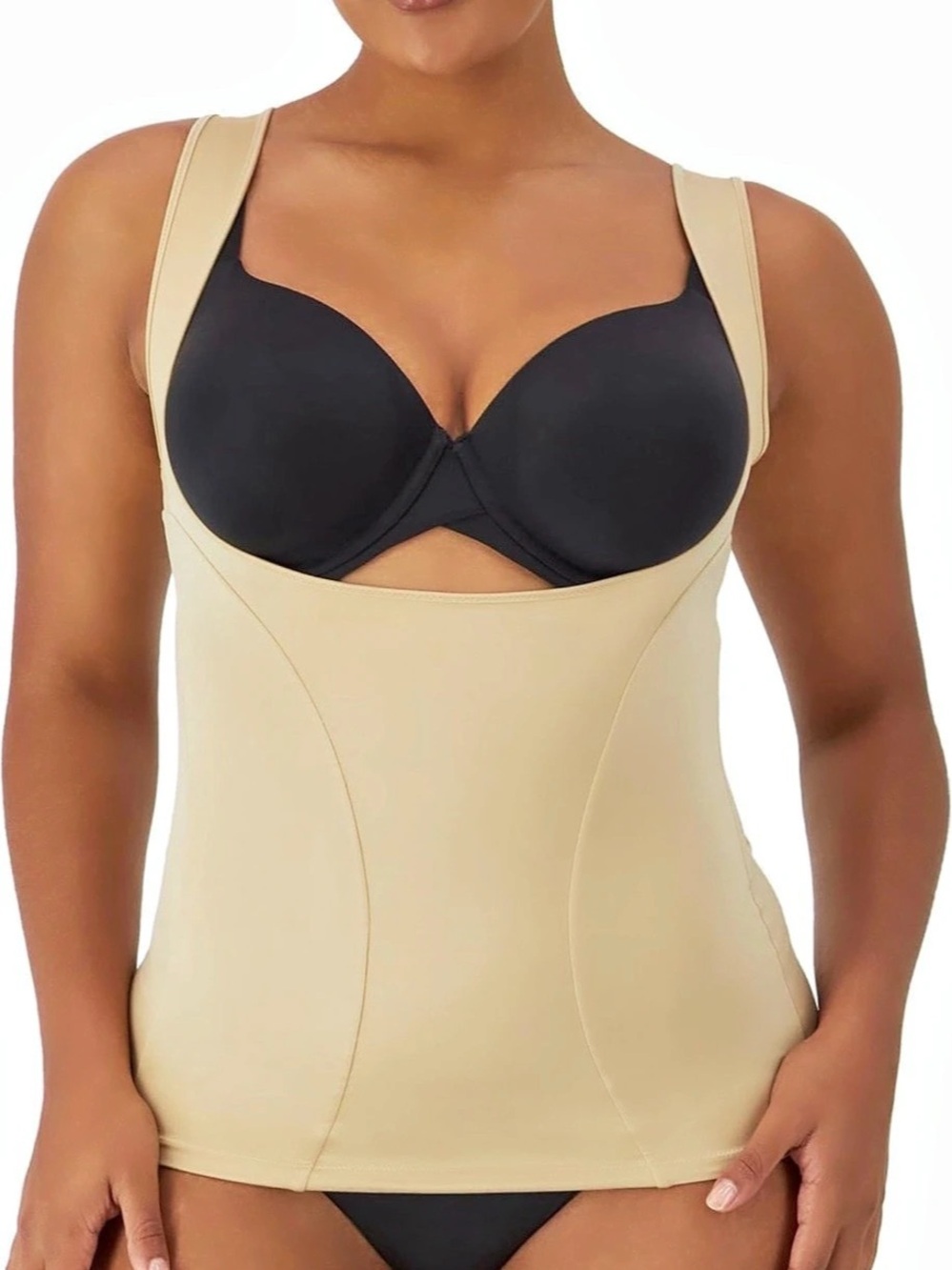 Maidenform Top Solutions Shapewear Tank Shapewear Tank Tan Size Medium NWT